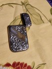 Antique Victorian Silver Toned Floral Embossed Match Safe Vesta Case