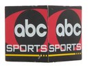 Abc Sports Microphone Id Cube Production Original Tv Show Props Movies X1