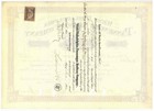 West Philadelphia Passenger Railway Co  Stock Certificate   George D  Widener