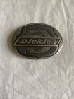 Genuine Dickies Raised Lettering Company Logo Metal Color Belt Buckle