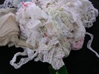  qq  Large Lot Of  Vintage Lace Trims -great For Doll Dresses- Projects