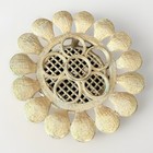 Vintage Celeste Sunflower Lipstick Holder Gold Tone Vanity Hollywood Regency
