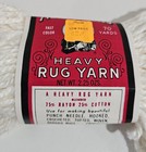 Vtg Aunt Lydia s Heavy Rug Yarn Cotton   Rayon Blend 70 Yds  805 White
