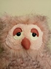 Jellycat London Olga Owl 10  Plush Pink Hairy Furry Fuzzy Fluffy Bird Toy