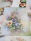 Vintage 1960 s Sonie Ames Tri-chem Liquid Embroidery Paint Instructions Lot 10pc