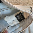 Fashion Nova Women s High Rise Skinny Jeans Light Wash Blue Stretch Distressed