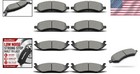 Annovinco Ceramic Brake Pads - 8pc Front Rear Kit Fits Ram 1500