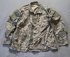 Camo Combat Jacket Us Army Digital Acu  Uniform National Guard Medium long