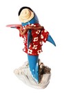 New Poolside Shark Butler 3ft Bar Indoor Outdoor Restaurant Statue Display Prop
