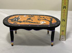 Dollhouse Miniature Artisan Fb Hand Painted Halloween Wooden Coffee Table 1 12