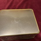 Vintage Daher Holland Floral Metal Storage Hinged Tin