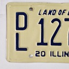 2018 Illinois Dealer License Plate     free         Land Of Lincoln Il Tag Dl 1275 Ak