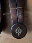Beautiful Old Antique Victorian Wood Shoe Stretcher Monogrammed R   380
