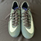 Nike Mercurial Soccer Cleats Black White 831964-013 Mens Size 8 5