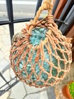 Glass Fishing Float Buoy Ball Vintage Japanese Diameter 15cm 5 9in Net Japan  2
