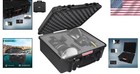 Portable Waterproof Hard Case 19x17x8    For Guns  Tools   Equipment Protection