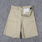 Dickies Flat Front School Uniform Short Youth Boy s  actual Size 27 5x9 5  Khaki