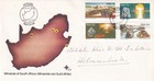South Africa Diamonds Weather Service Golden City Lot Of 4 Fdc Covers Sa97