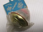 Vintage Spring Musical Spinning Tin Toy Top Litho Circus Print W  Packaging T1