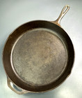 Large Vtg Lodge Usa 14sk 15    Skillet Frying Pan Cookware Cast Iron