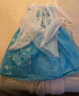 Disney Frozen Jakks Pacific Elsa Play Pretend Costume Dress Fits Girls Size 4-6x