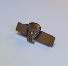 Vintage Detailed 3d Copper Relief Of Asian Face Head On 1 25in Slim Tie Clip