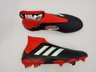 Adidas Mens Rare Predator 18  Fg Db2012 Black Red Soccer Cleats Shoes
