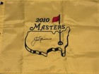 Jack Nicklaus Autographed 2010 Masters Golf Flag