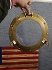 17 brass Porthole Window     Nautical Maritime Wall D  cor     Ship Porthole  Vintage