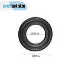 25pcs M14 Car Oil Drain Plug Gasket  Rubber Sealing Gasket 14 Mm  Black 