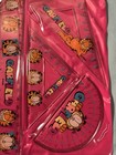 Vintage Garfield 80s Trapper Keeper Ruler Set Protractor Orange Cat Shenny Nos