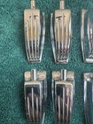 Lot Of 8 Vintage 70s 80s Ludwig Large Classic Bass Drum Or Tom Lugs - Chrome L 1
