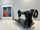 Vintage 50 s 60 s Brother B-3 Mademoiselle Black gold Sewing Machine Pristine