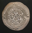 S-624 Sasanian   Khusru Ii 590-628ad   Ar Drachm   Bba Mint  Yr  34  Court Mint