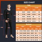Men s Thermal Underwear Set Fleece Lined Long Johns Top Bottom For Cold Winter