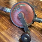 Vtg Antique Miller Falls No 38  Old Hand Drill Wood Handle Bit Holder Egg Beater