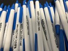 90-ct Bic Clic Stic Ballpoint Pens 1 0mm Medium Point Blue Ink Color Pen Lot New