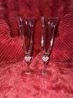 Gorham 1831 Amor   Collection Set Of 2 Heart Toasting Flutes crystal From Germany