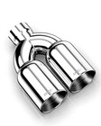 Exhaust Tip  Stainless Steel 2 5  Inlet 3 5  2 5 In Silver - Pack Of 1 Silver