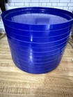 Heller Plate Massimo Vignelli 7 5  Vintage Melamine Mcm Salad Blue Pre-owned