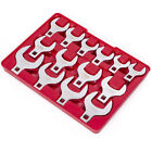 Stark Usa 14-piece 1 2 In  Drive Jumbo Crowfoot Wrench With Storage Tray Hd Set