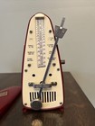 Vintage Wittner Taktell Piccolo Metronome Ruby Red Made In Germany