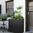 14  16  20  24  30  36  38  46  Steel Metal Planter Box Outdoor Garden Tree Pot