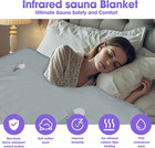 Infrared Sauna Blanket Far Infrared Full Body Detox Weight Loss Recovery Heat Wr