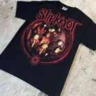 Vintage Slipknot T-shirt Size Medium 2000s Y2k Black Hanes Heavyweight