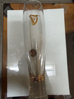 Vintage Guiness 6oz Beer Champagne Flute Glass Gold Harp Logo Signature Lmt Ed  