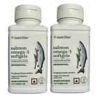 2x Nutrilite Salmon Omega 3 Tablets - 120n Fast Shipping Without Artificial   
