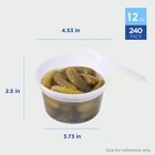 Karat 12oz Pp Plastic Injection Molded Deli Containers  Fp-imdc12-pp