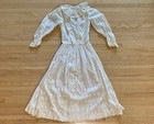 Vtg 1900 Antique Edwardian Victorian Girl Dress Frock Unworn Embroidered Eyelet