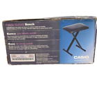 Casio Arbench X-style Adjustable Padded Folding Keyboard Bench  up To 250lbs 